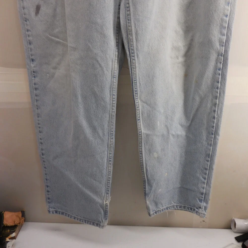 Levis 550 Relaxed Fit Tapered Leg Light Wash Denim‎ Jeans Mens 38x31 Vintage